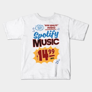 Spotify Retro Sign Kids T-Shirt